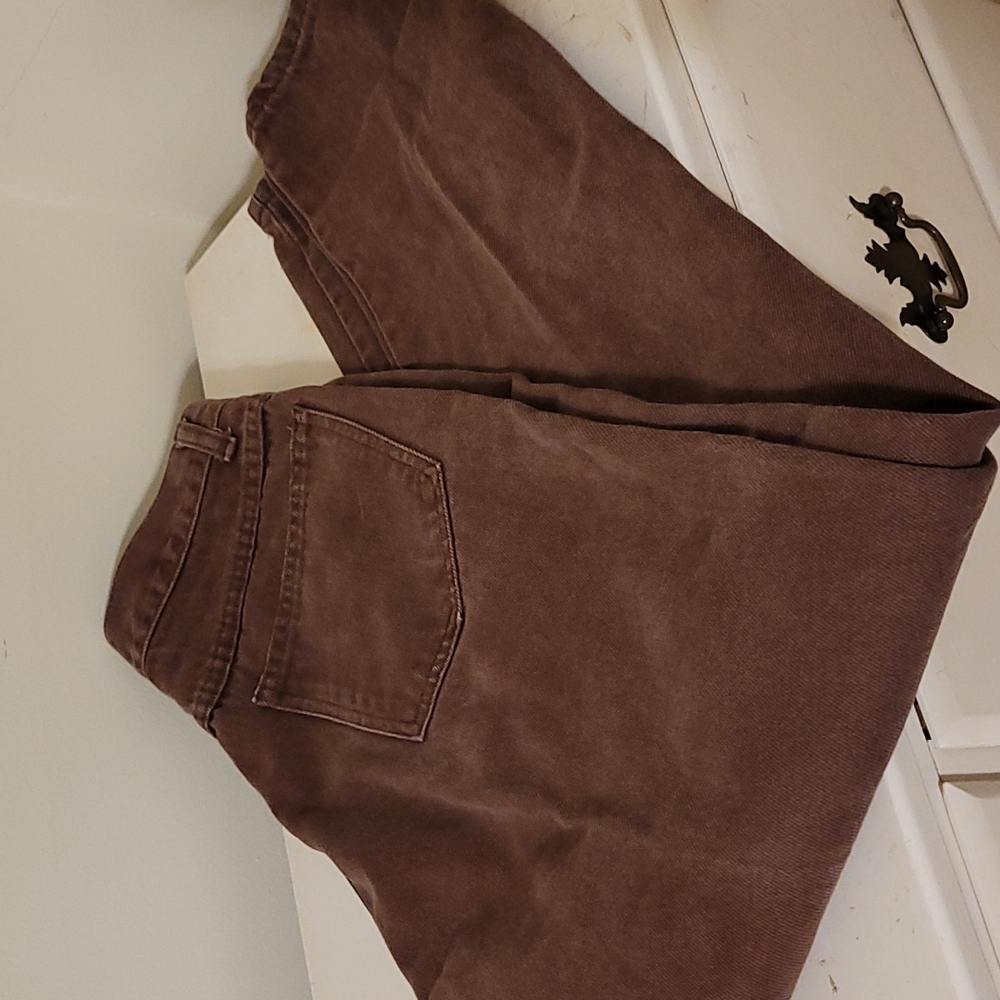 Vintage High Rise Brown Jeans